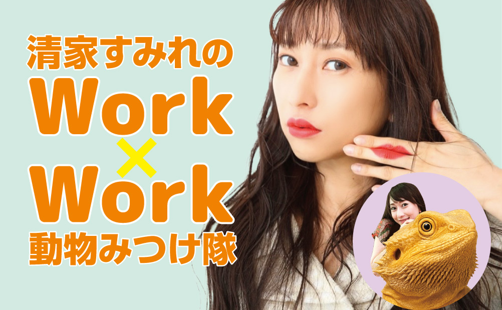 清家すみれのWork×Work動物みつけ隊バナー